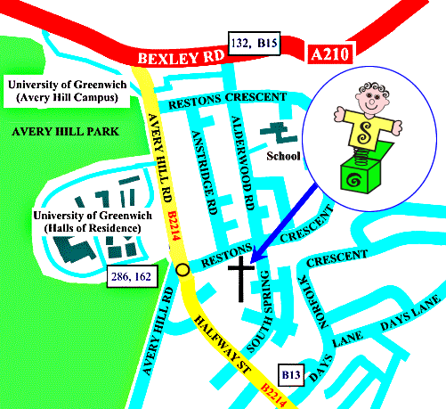 Street Map to Find Springlets